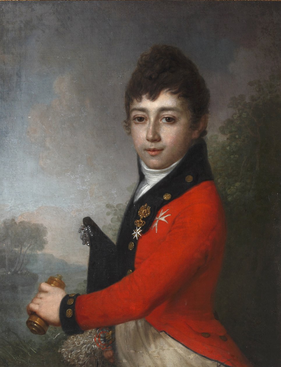 Portrét barona Alexeje Nikolajeviče Serdobina 1790-1834 jako dítě. od Vladimir Lukich Borovikovsky