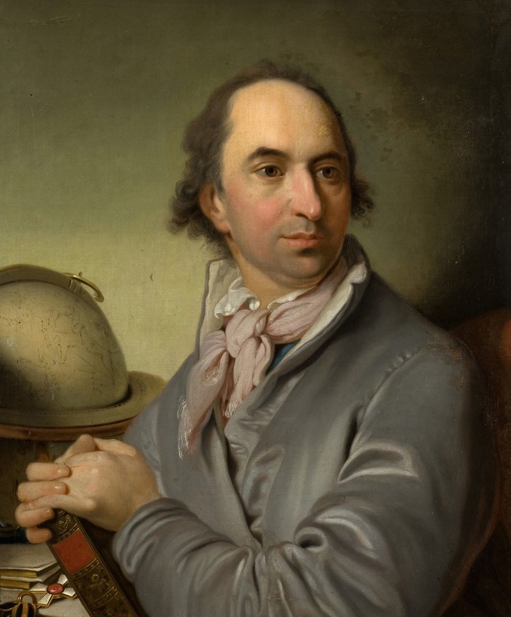 Portrét hraběte Alexandra Semjonoviče Chvostova 1753-1820, 1801 od Vladimir Lukich Borovikovsky