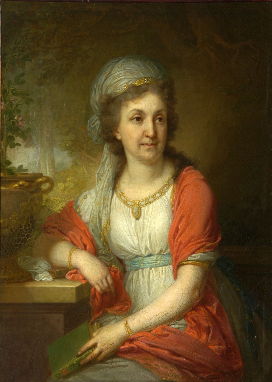 Portrét Contess Ekateriny Alekseevna Musina-Pushkina, 1797 od Vladimir Lukich Borovikovsky