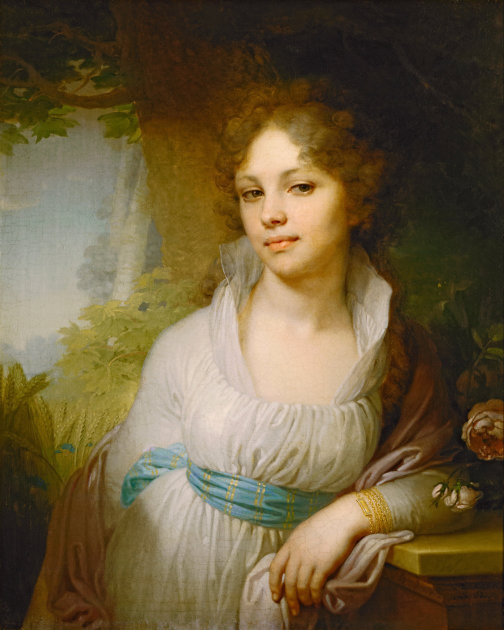 Portrét Marie Lopukhiny, 1797 od Vladimir Lukich Borovikovsky