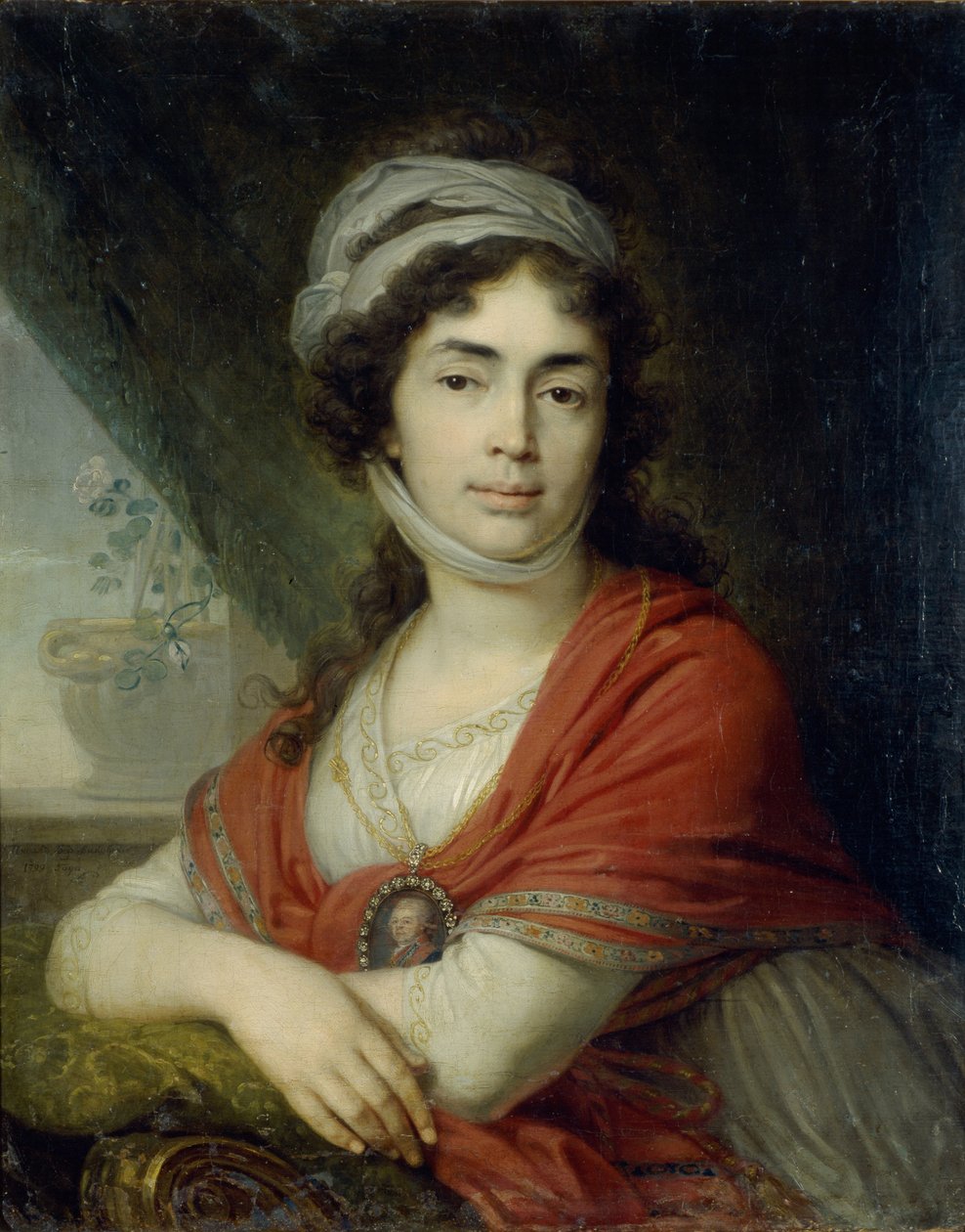Portrét Marie Marfy Dmitrievny Duninové, rozené Norové, 1799 od Vladimir Lukich Borovikovsky