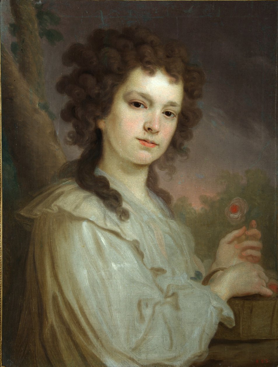 Portrét Olgy Kuzminichny Filippové 1772-1829, 1790 od Vladimir Lukich Borovikovsky