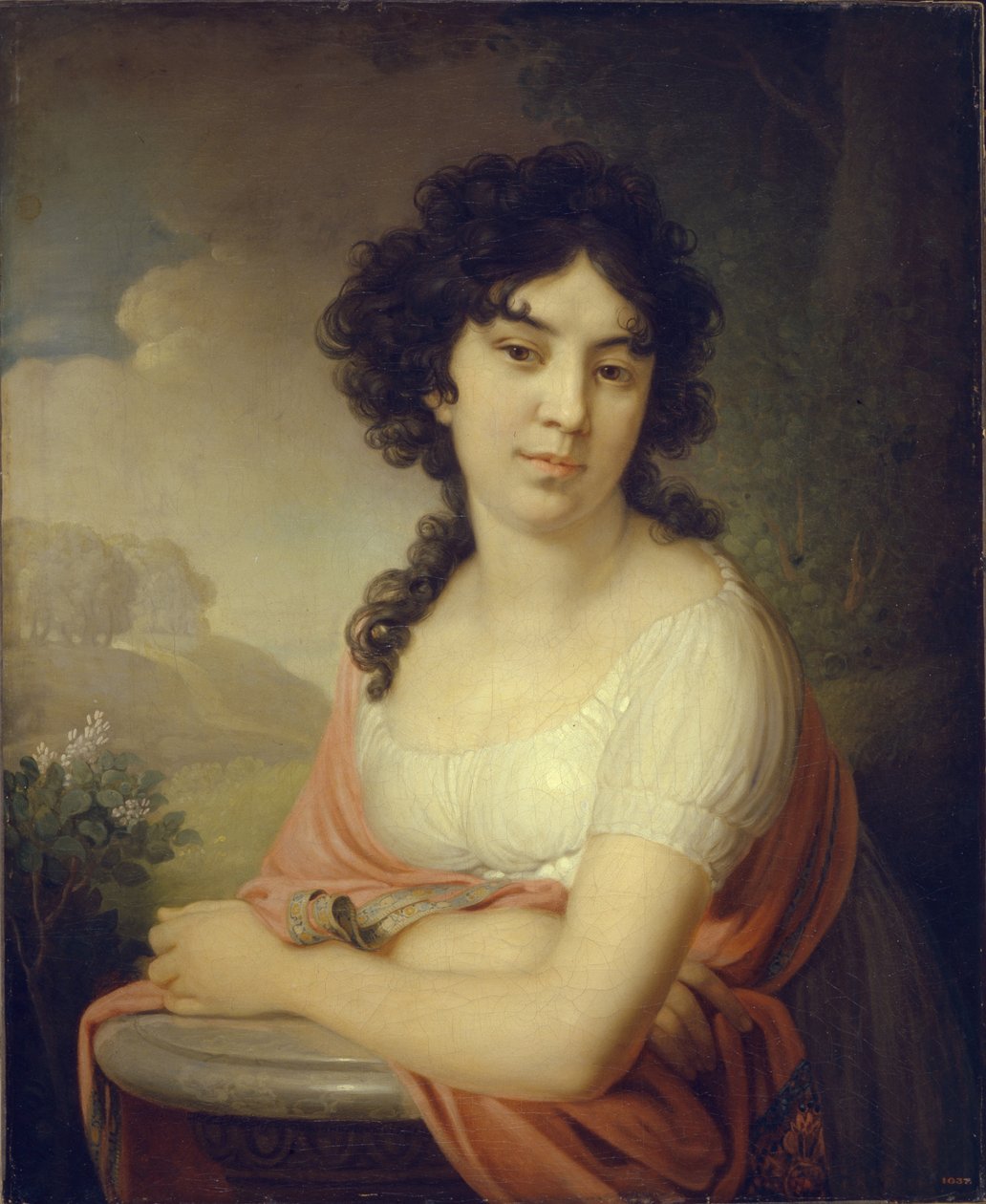 Portrét princezny Anny Petrovna Gagariny, 1801 od Vladimir Lukich Borovikovsky