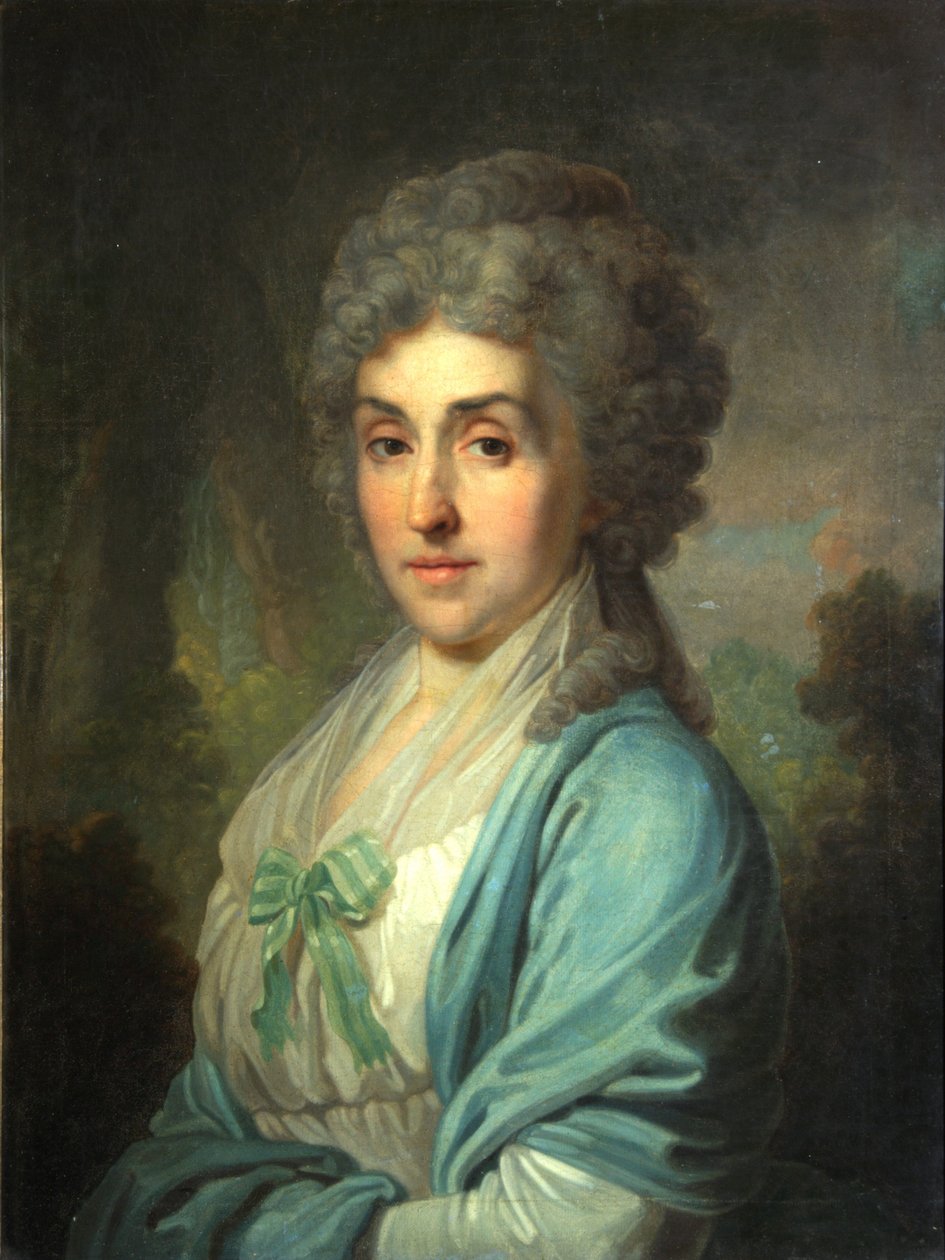 Portrét Ekateriny Aleksandrovna Novoseltseva, 1794 od Vladimir Lukich Borovikovsky