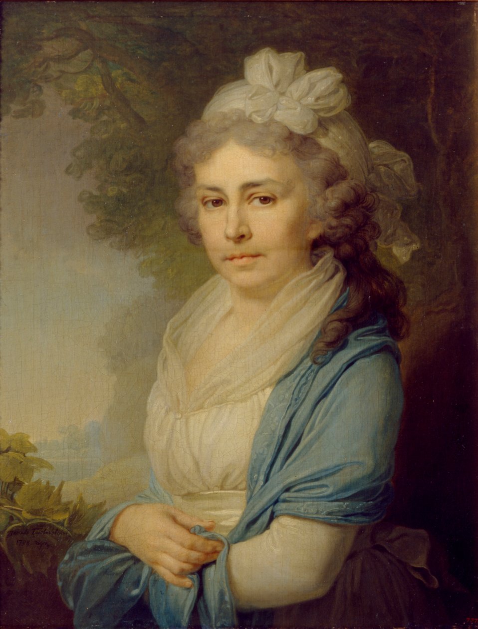 Portrét Yelizaveta Ivanovna Neklyudova 1773-1796, rozená Levashova, 1798 od Vladimir Lukich Borovikovsky