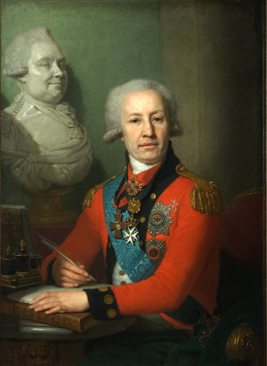 Portrét barona Alexeje Vasiljeva, 1800 od Vladimir Lukich Borovikovsky
