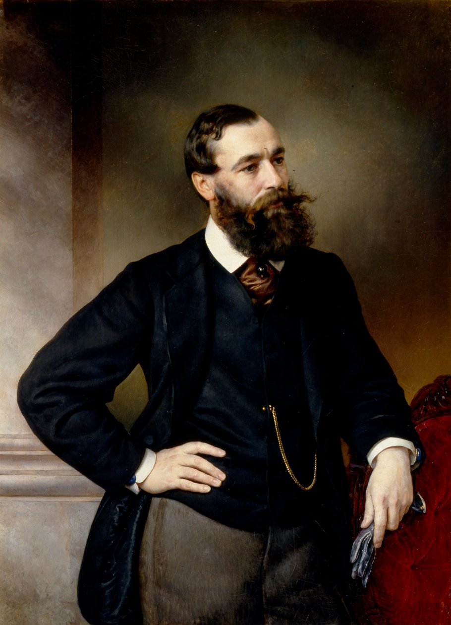 Portrét právníka a politického filozofa Borise Nikolajeviče Čičerina, konec 19. století. od Vladimir Ossipovitch Sherwood