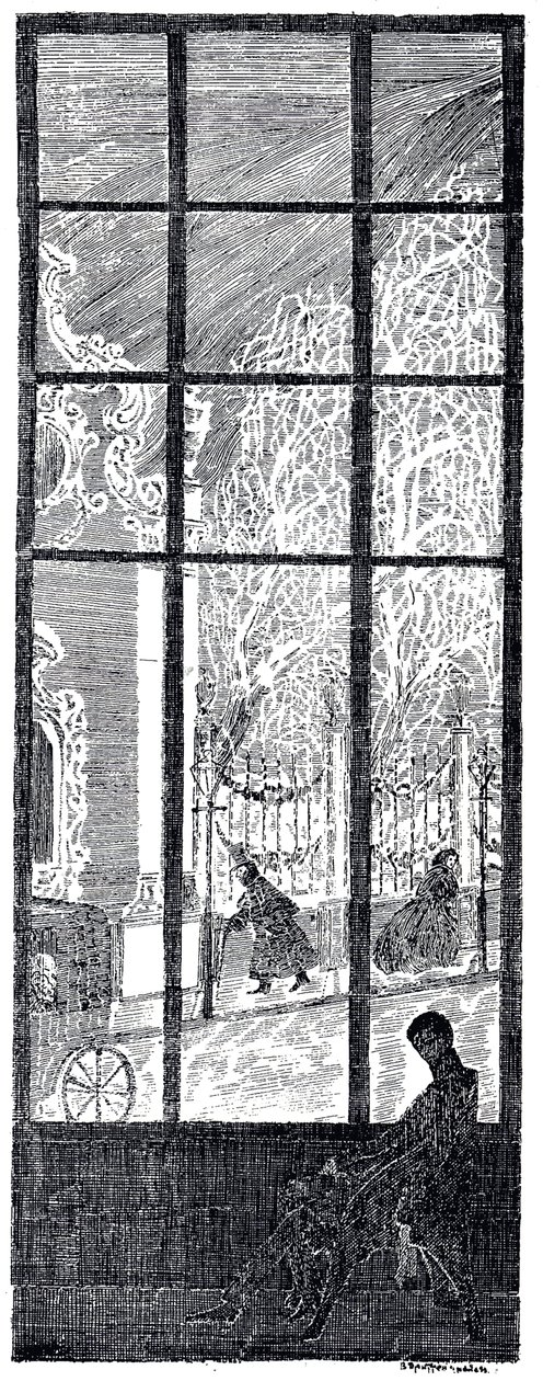 Ilustrace pro The Round Dance of Seasons od K. Balmonta, 1907 od Vladimir Petrovich Drittenpreis