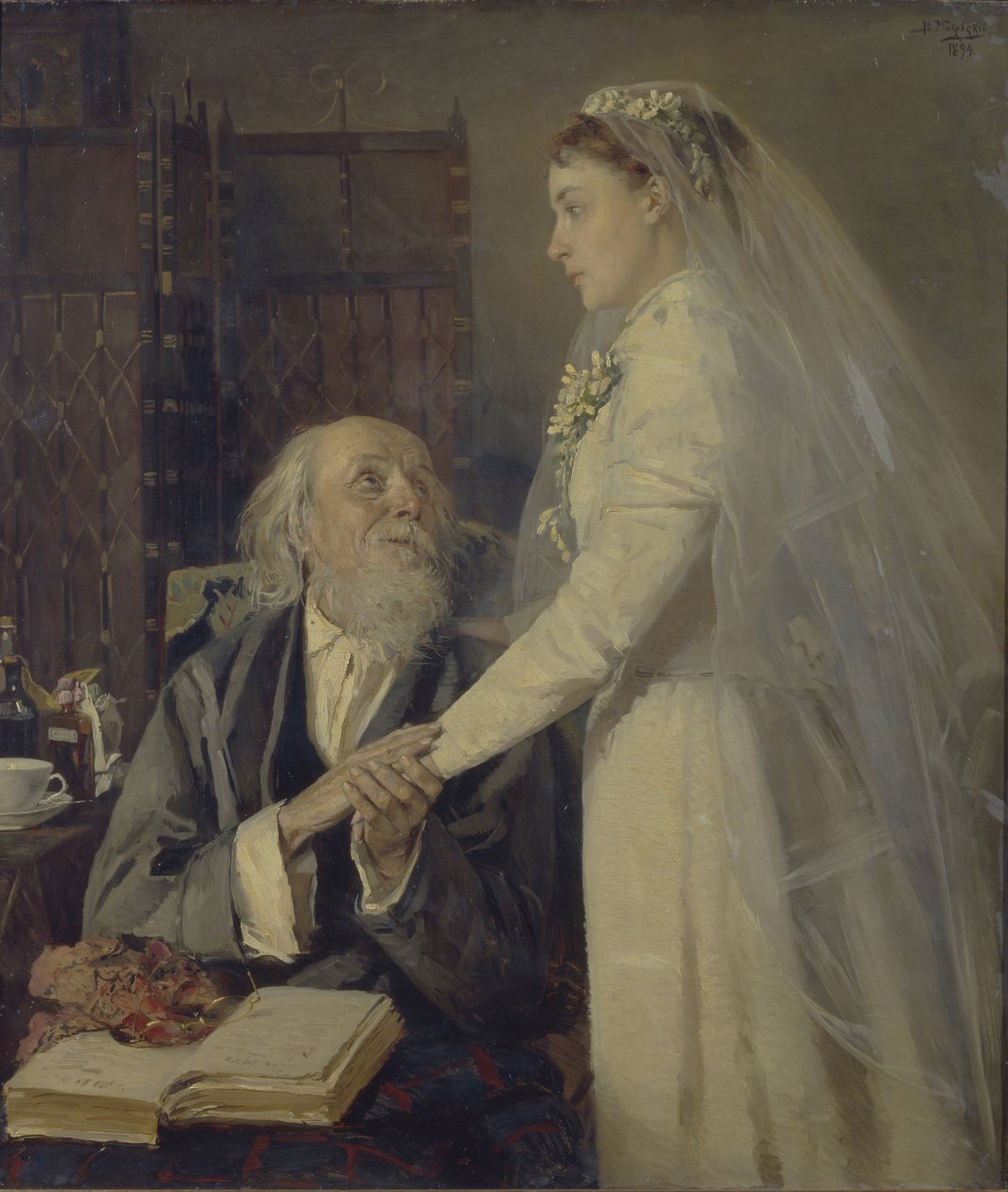Před svatbou. Sbohem, 1894 od Vladimir Yegorovich Makovsky