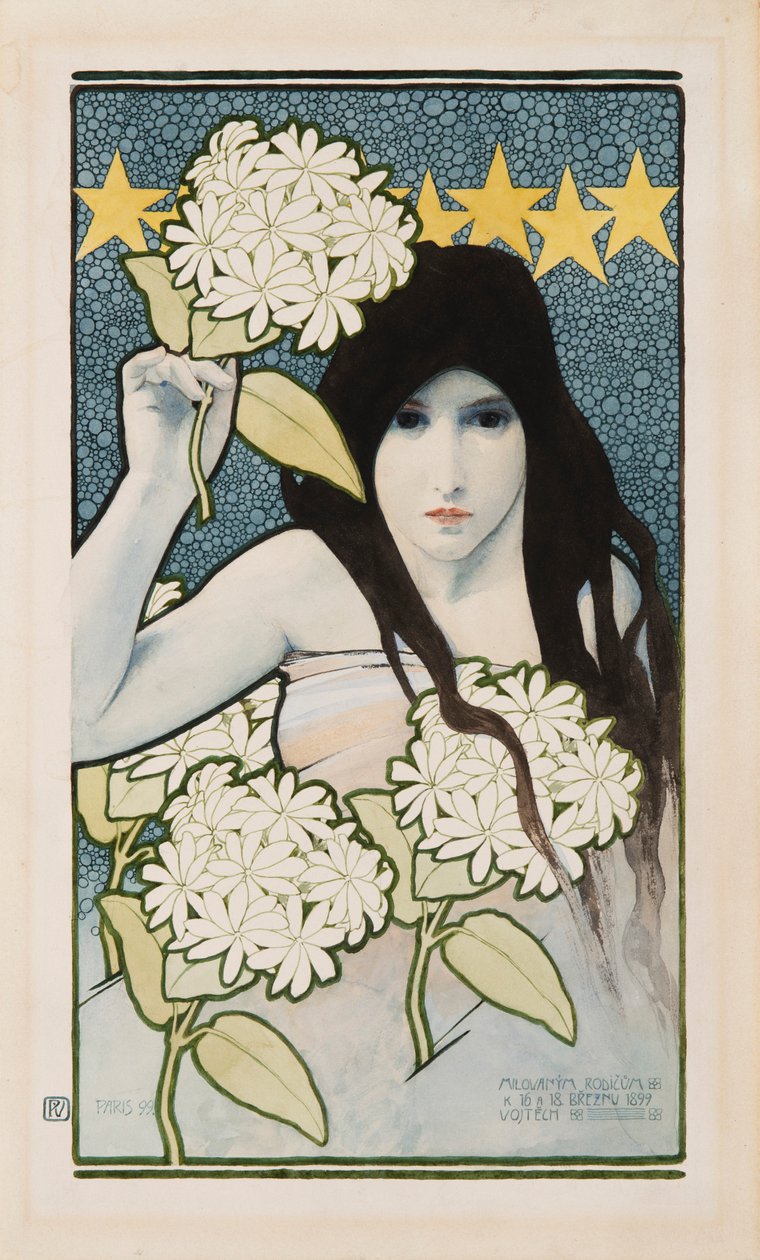Diptych Den a noc, 1899. od Vojtěch Preissig