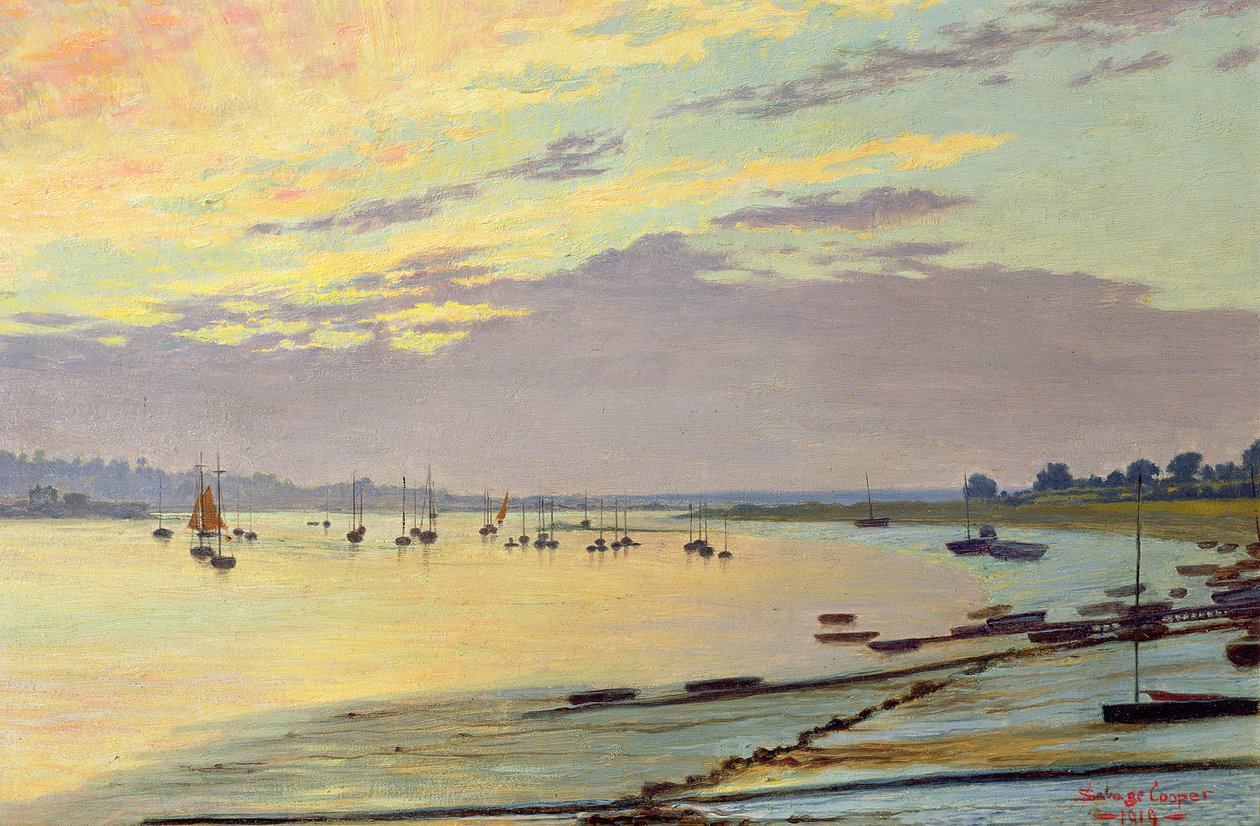 Odliv, 1919 od W. Savage Cooper