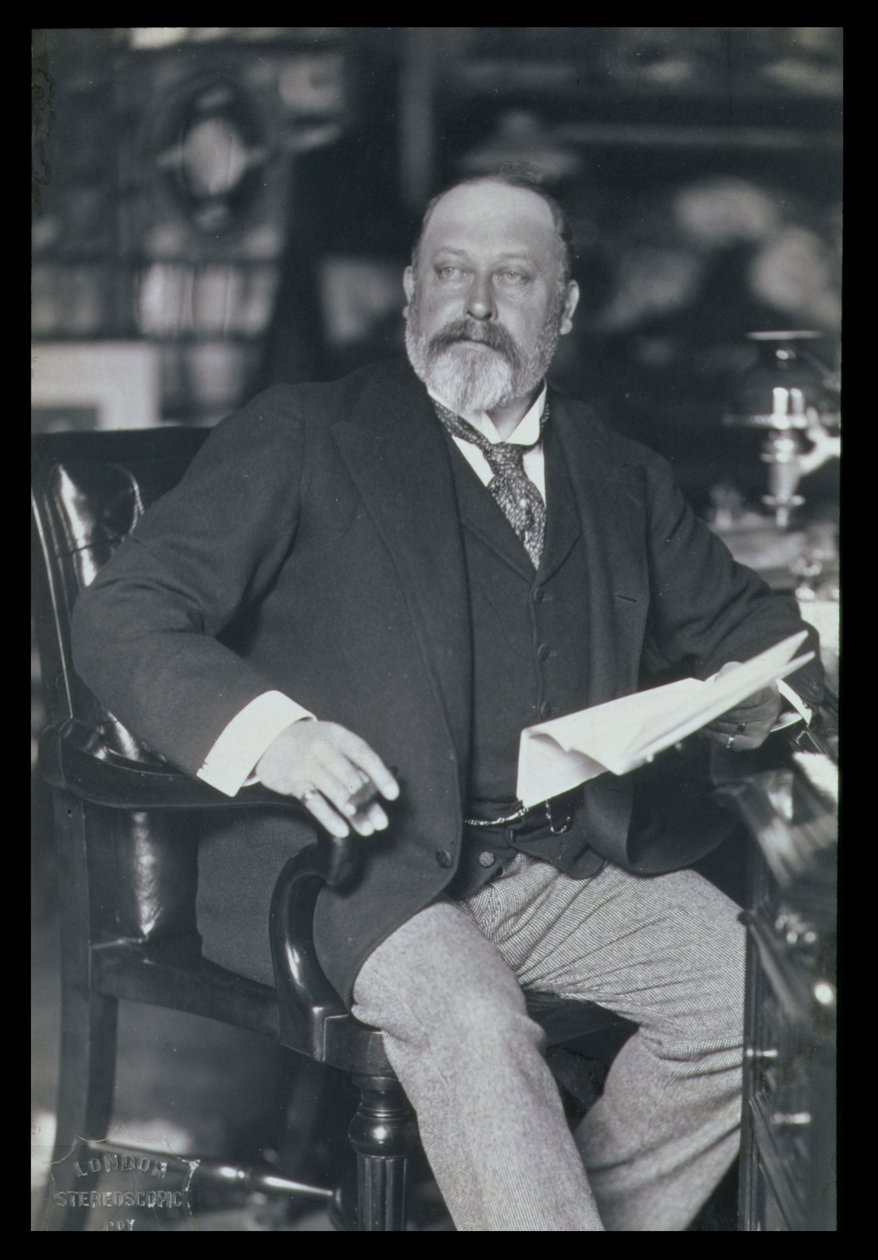 Portrétní fotografie Edwarda VII (1841-1910) od William and Daniel Downey