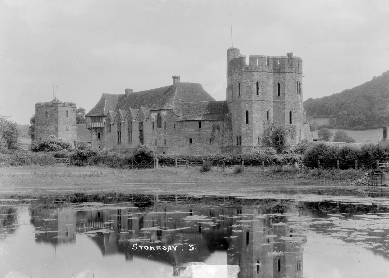 Hrad Stokesay, Shropshire, c1930 od WA Call