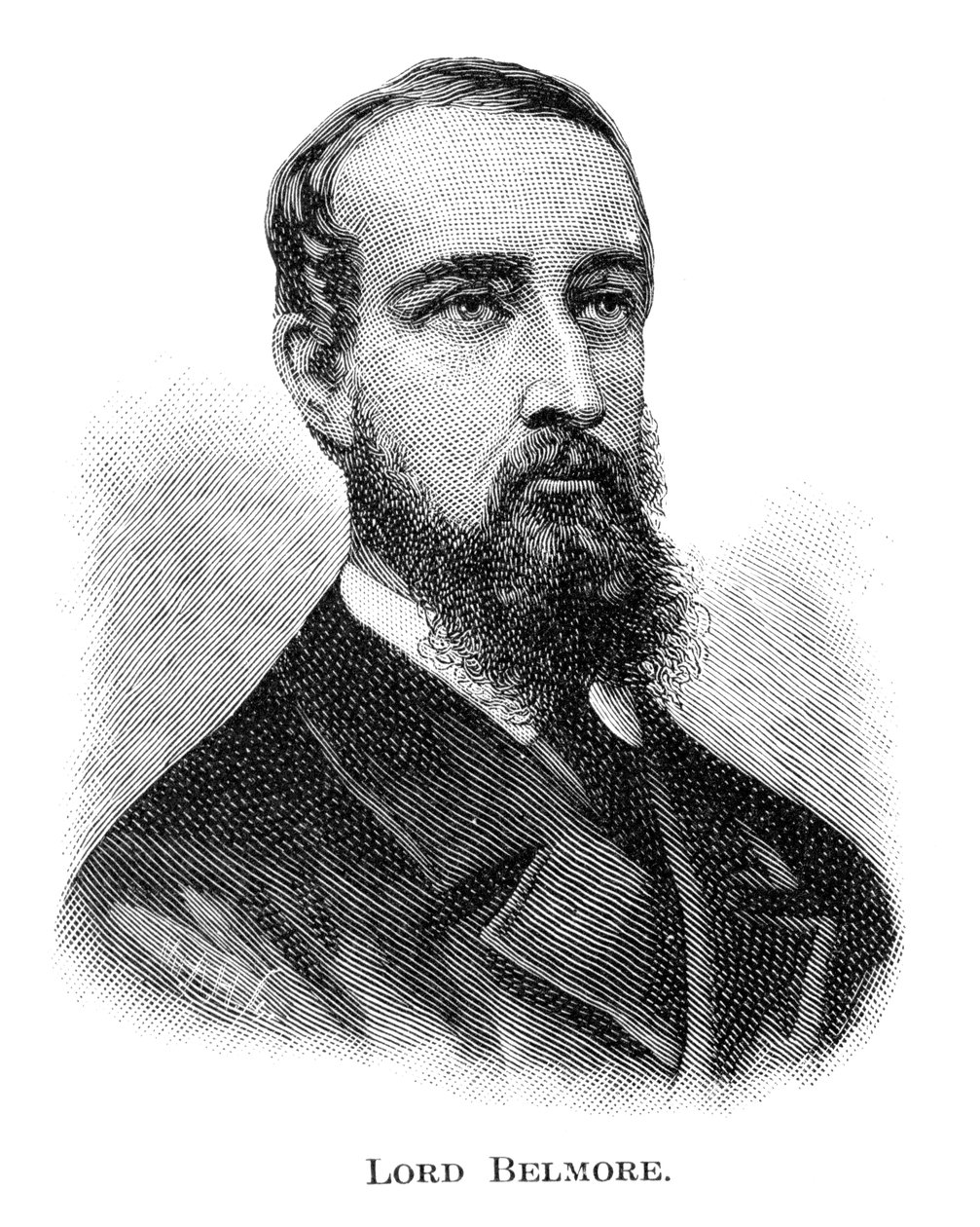 Lord Belmore, guvernér Nového Jižního Walesu, 1886. od WA Hirschmann