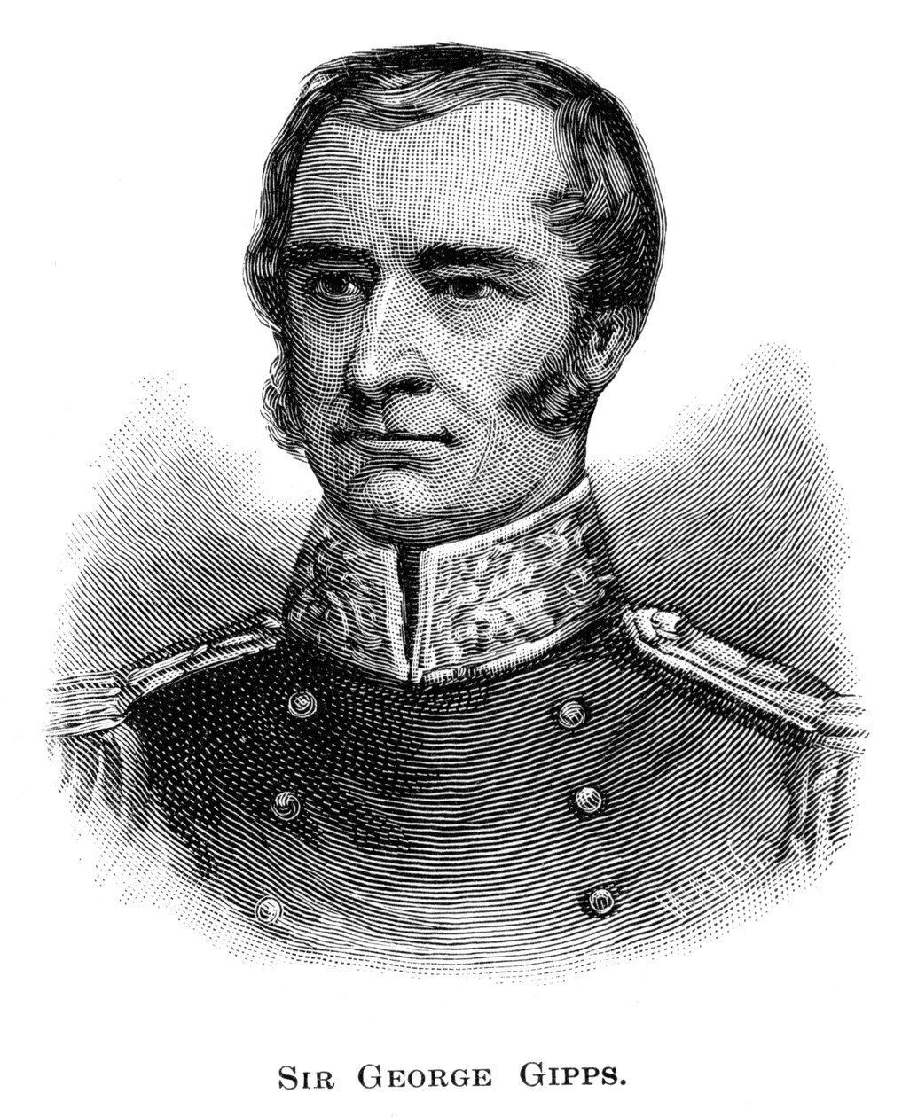 Sir George Gipps, guvernér Nového Jižního Walesu, 1886. od WA Hirschmann
