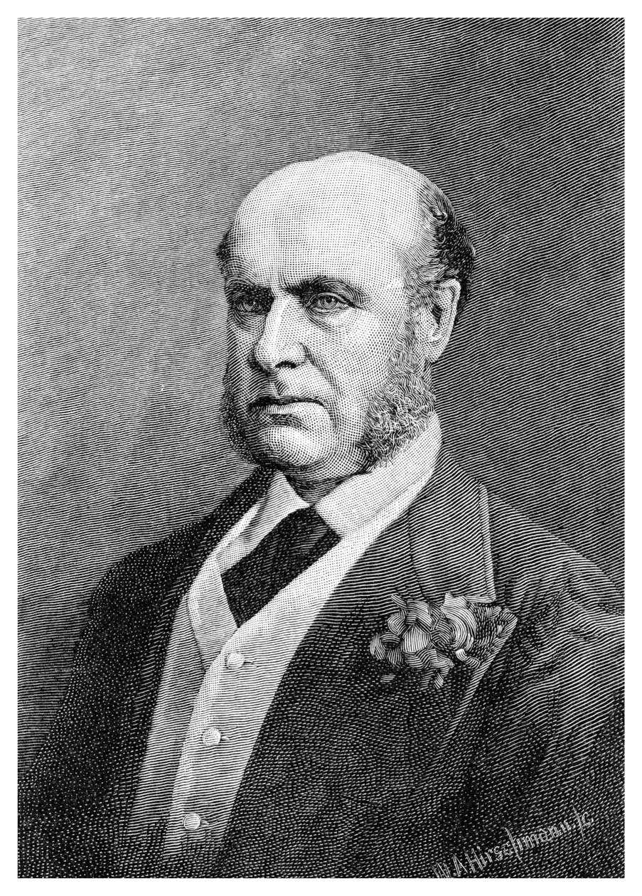 Sir Hercules Robinson, britský koloniální správce 1886. od WA Hirschmann