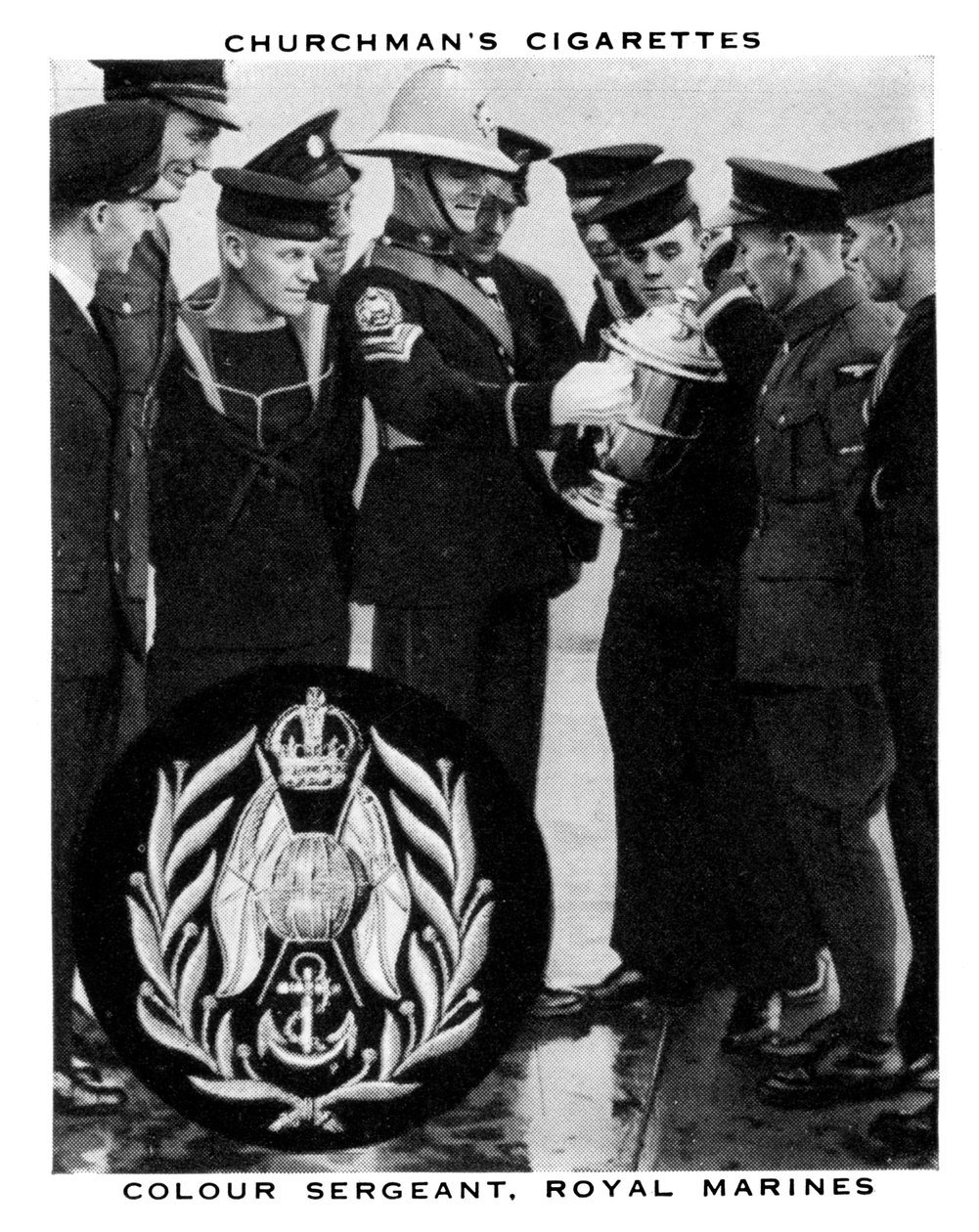 Barevný seržant, Royal Marines, 1937. od WA and AC Churchman