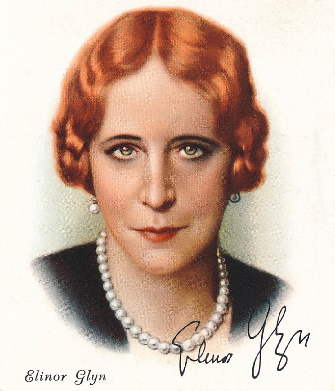 Elinor Glyn, 1937. Umělci: Neznámí, WD & HO Wills. od WD and HO Wills