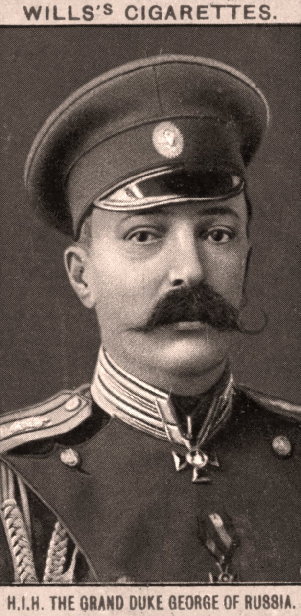 H.I.H velkovévoda Jiří z Ruska, 1908. od WD and HO Wills