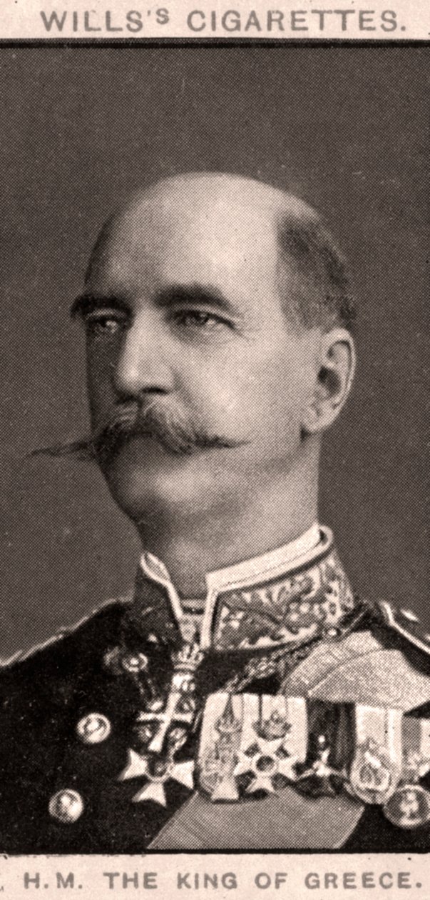 H.M Řecký král, 1908. od WD and HO Wills