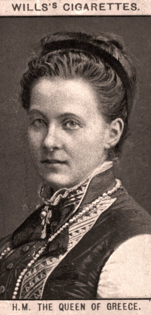 H.M Řecká královna, 1908. od WD and HO Wills