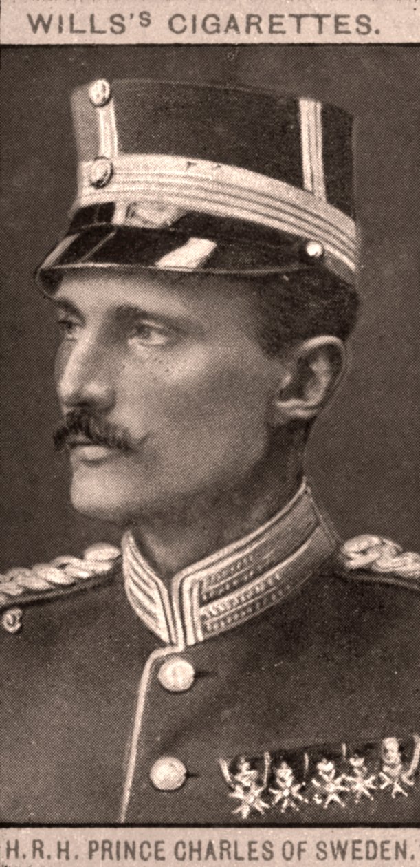 H.R.H princ Charles Švédska, 1908. od WD and HO Wills