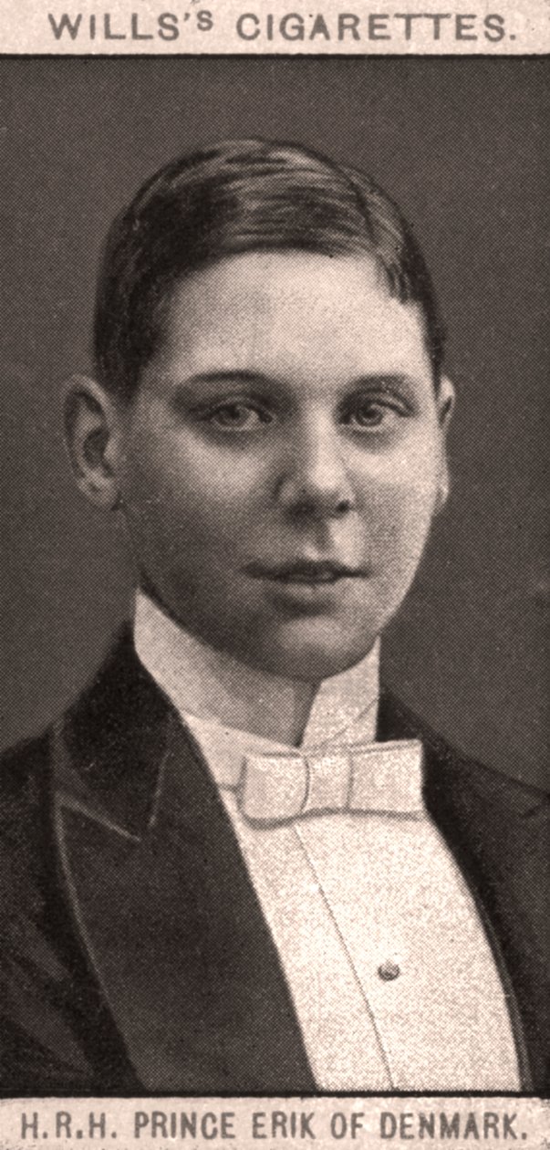 H.R.H princ Erik Dánský, 1908. od WD and HO Wills