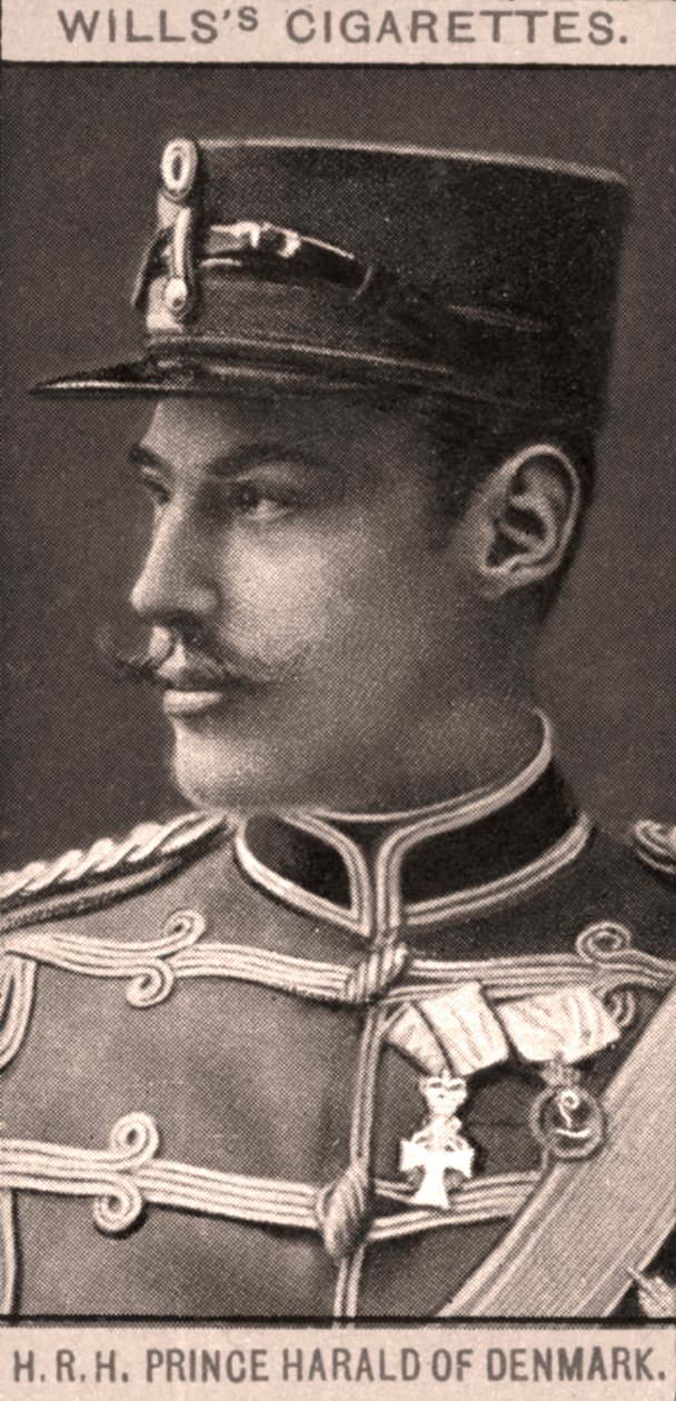 H.R.H princ Harold z Dánska, 1908. od WD and HO Wills