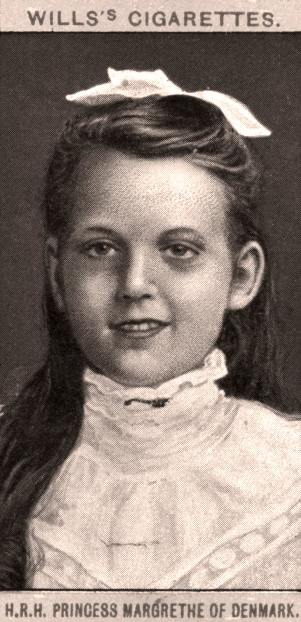 H.R.H princezna Margrethe Dánská, 1908. od WD and HO Wills