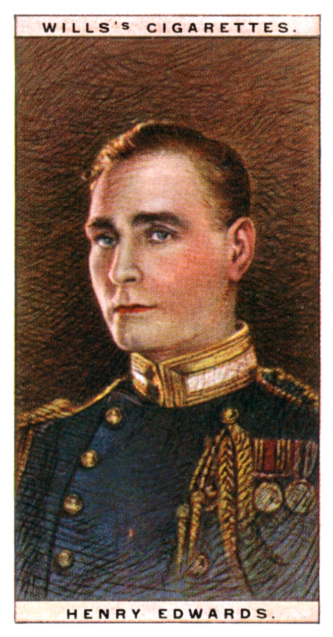 Henry Edwards 1882-1952, anglický herec, 1928. od WD and HO Wills
