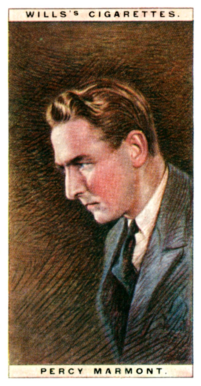 Percy Marmont 1883-1977, anglický herec, 1928. od WD and HO Wills