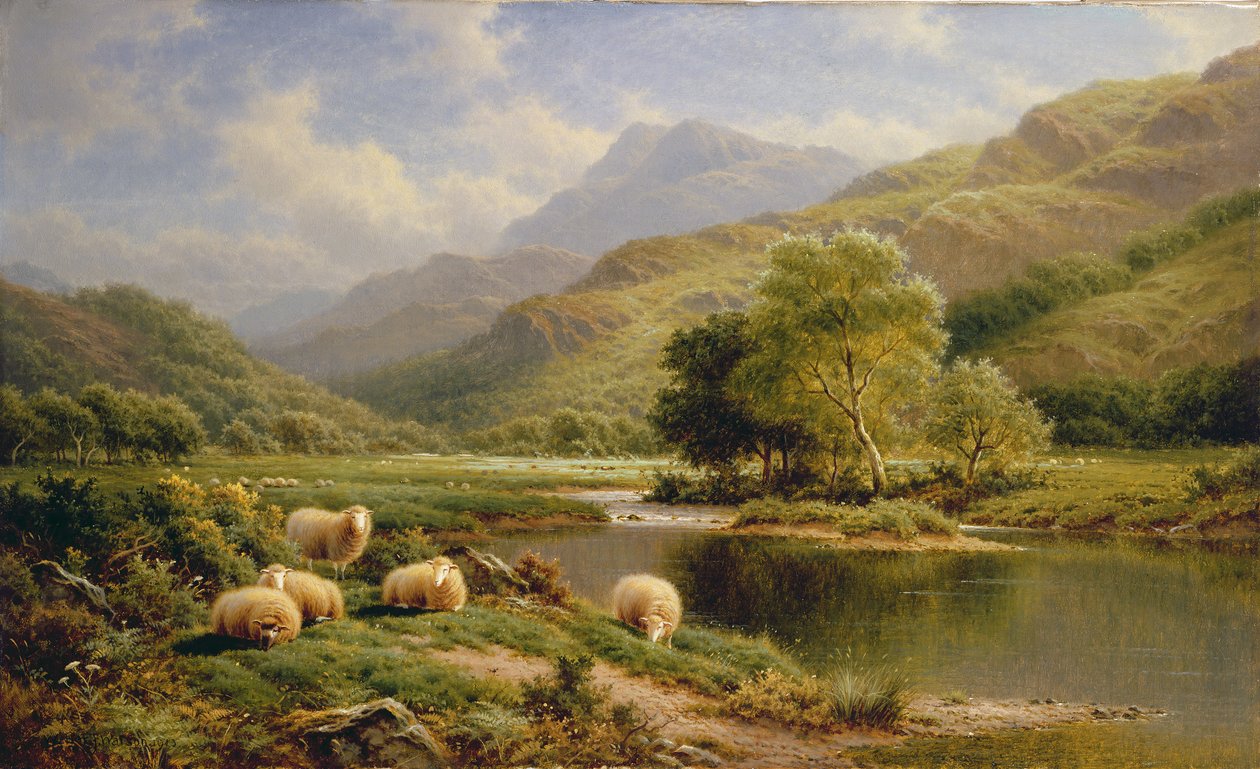 Pastorální krajina od W.H. Watson