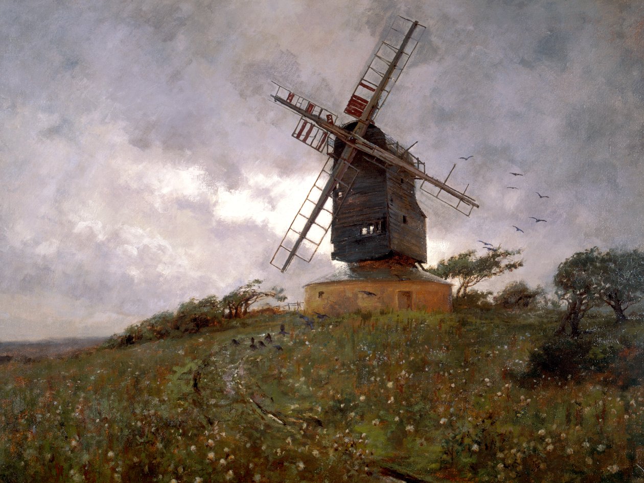 "Strašidelný mlýn", 1893 od WH Murphy Grimshaw