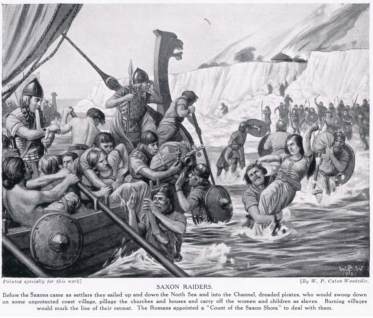 Saxon Raiders, ilustrace z 