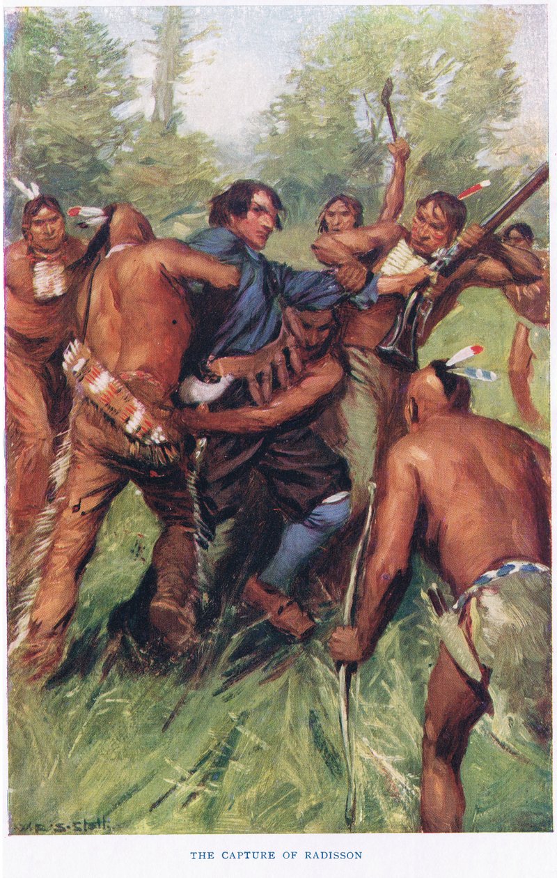 The Capture of Radisson, ilustrace z 