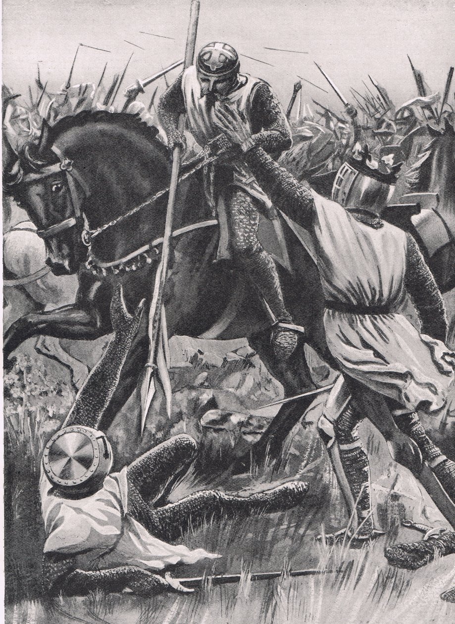 "Hold Fellow, I am Henry of Winchester you King", ilustrace z 