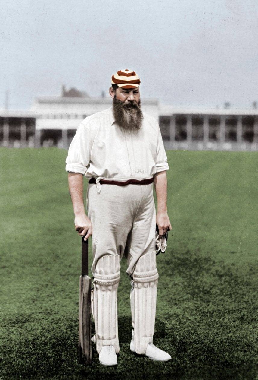 Dr WG Grace, anglický hráč kriketu, hrající za London County Cricket Club, c1899 od William Albert Rouch