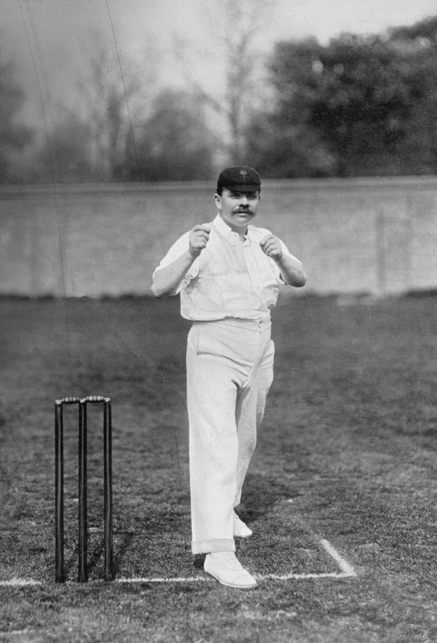 Johnny Briggs, hráč kriketu Lancashire a Anglie, c1899. od William Albert Rouch