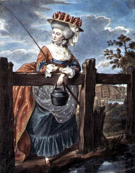 Móda pro srpen, cca 1790 (akvarel na papíře) od W. Belch