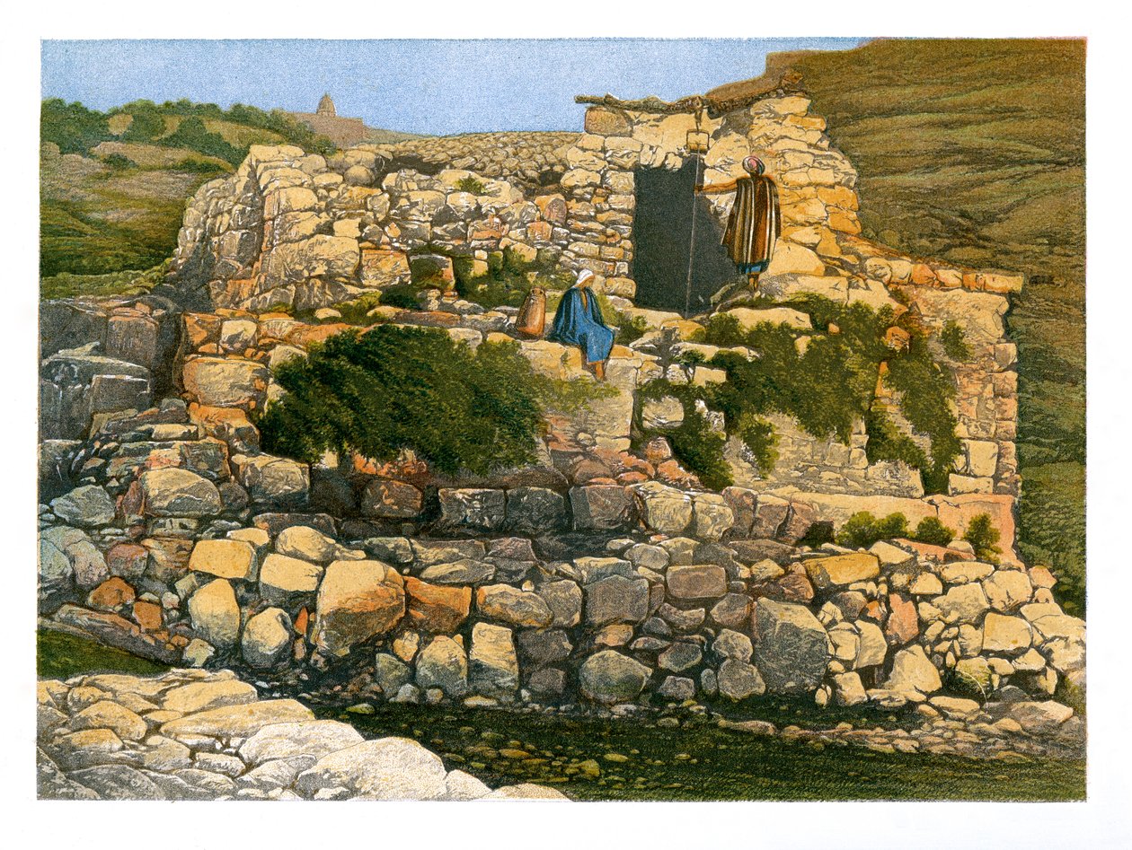 Studna En-Rogel, Jeruzalém, c1870. od W. Dickens