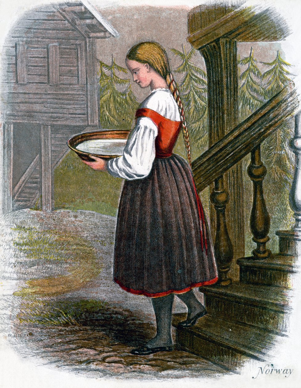 Norská farmářka, 1809. od W. Dickes