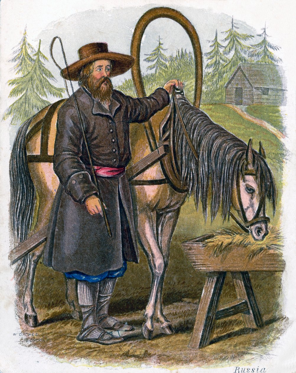 „Ruský rolník“, 1809. od W Dickes