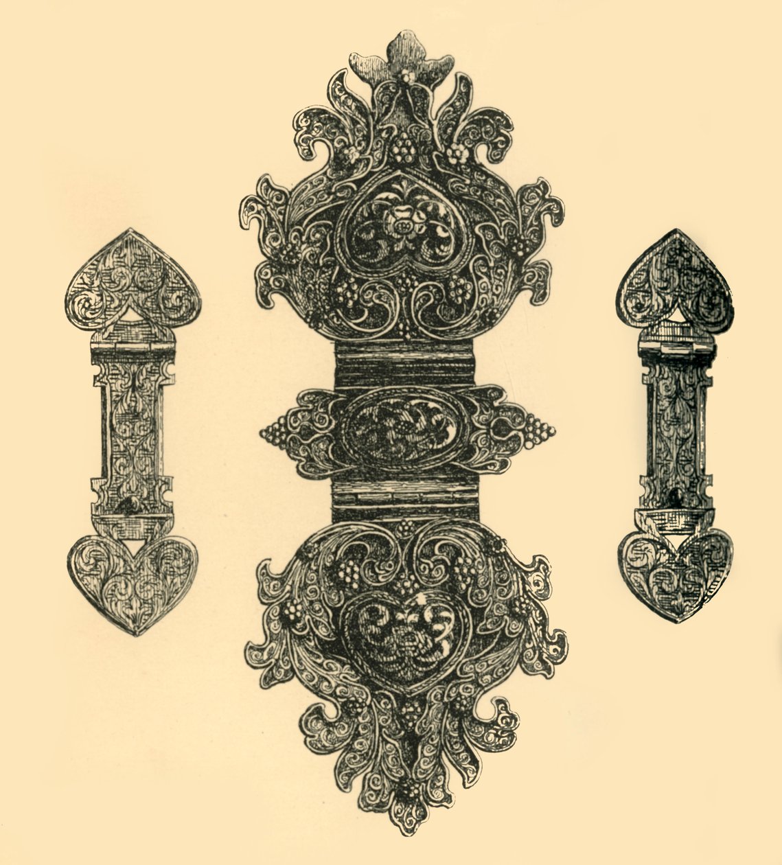 Stříbrné knižní spony, 1881. od W. E. Mackaness