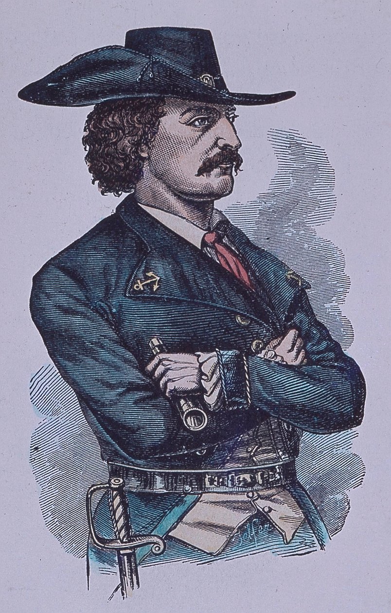 Jean Lafitte (barevná rytina) od John Ward Dunsmore