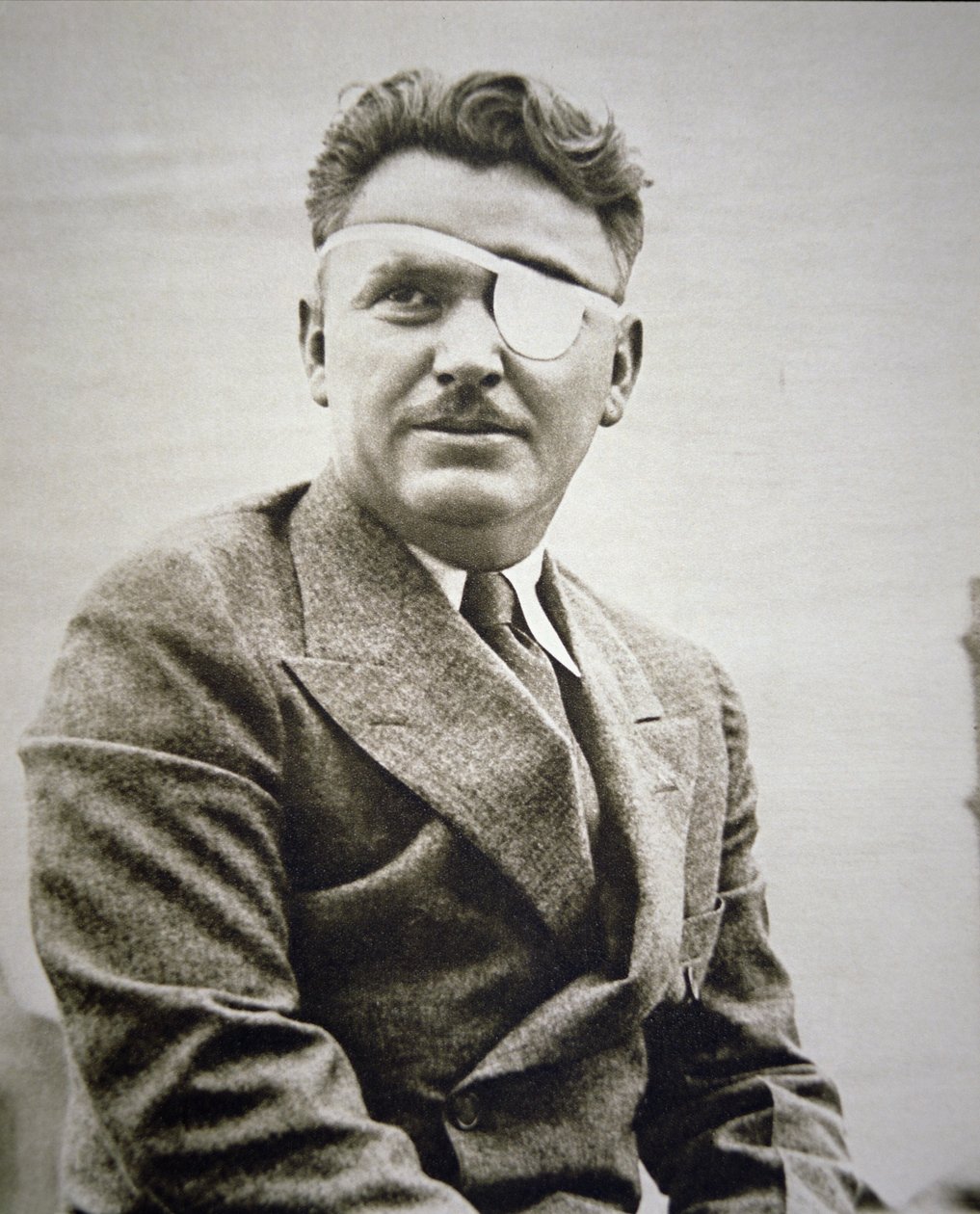 Portrét Wiley Post (černobílá fotografie) od John Ward Dunsmore