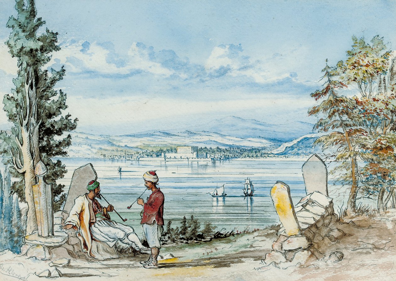 Pohled v Dardanells, 1869 od W. H. Wrench