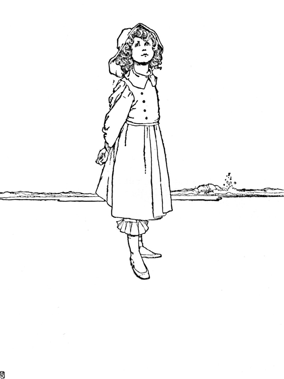 A Karen byla oblečená velmi elegantně, c1930 od William Heath Robinson