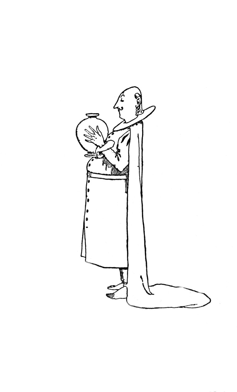 Kabinetní radní chodili bosí, c1930 od William Heath Robinson