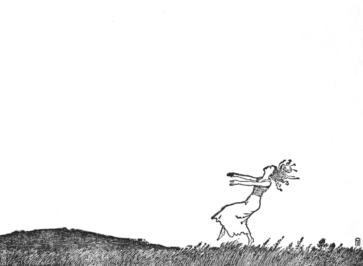 Dance She must, Over Field and Meadow, c1930 od William Heath Robinson