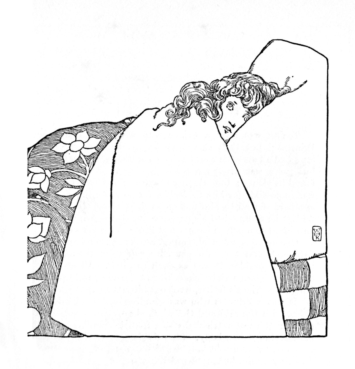 Celou noc jsem sotva zavřel oči, c1930 od William Heath Robinson